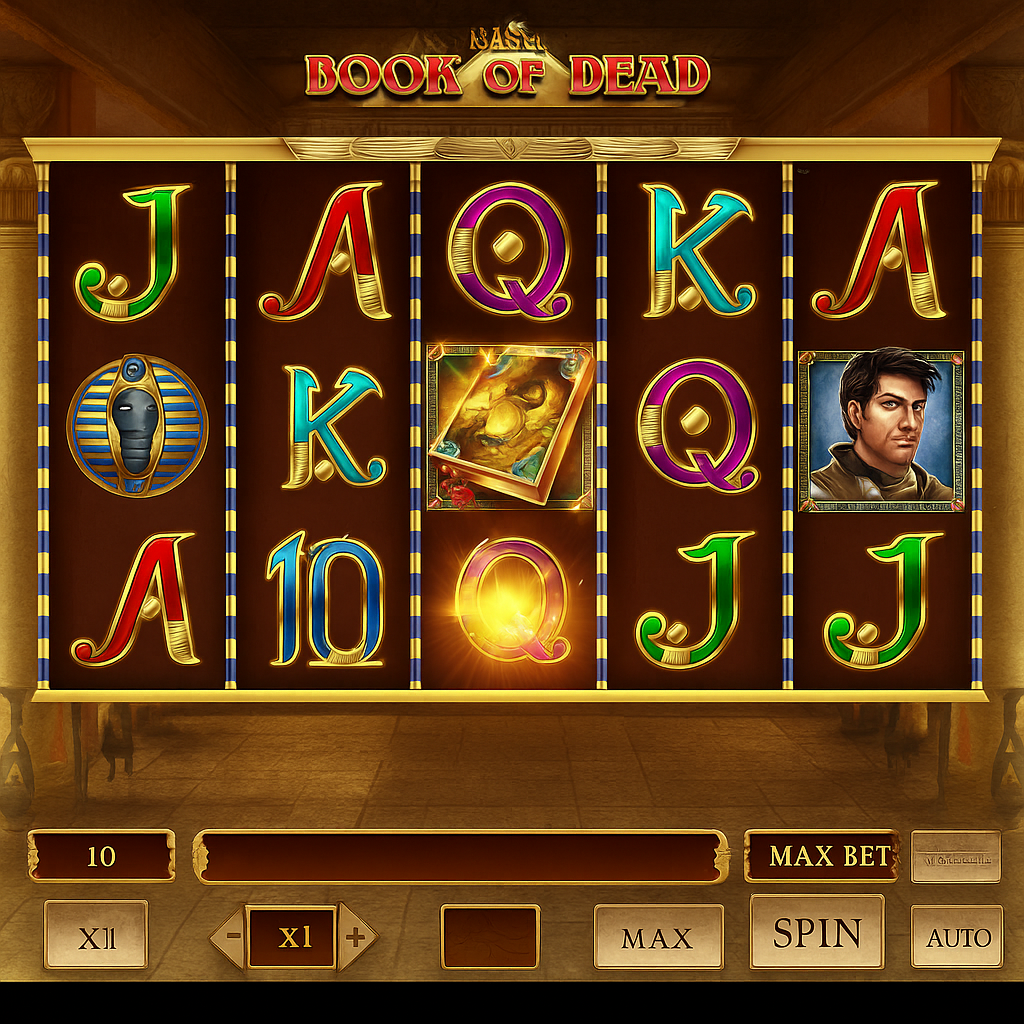 Wildsino - Book of Dead Slot Game - Play'n GO