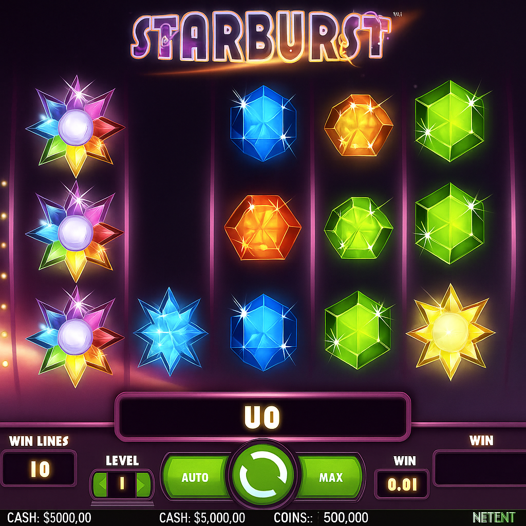 Wildsino - Starburst Slot Game - NetEnt